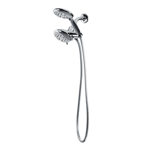 PULSE ShowerSpas Shower Combo - Fusion Shower Combo - 5-function showerhead and 5-function hand shower - Polished Chrome - 1057
