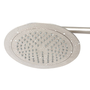PULSE ShowerSpas Shower System - Lanai Shower System - 8" faced rain showerhead with soft tips - Brushed Nickel - 1089 - Vital Hydrotherapy