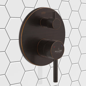 PULSE ShowerSpas Two Way Tru-Temp Pressure Balance 1/2" Rough-In Valve with Trim Kit 3005-RIVD - Vital Hydrotherapy