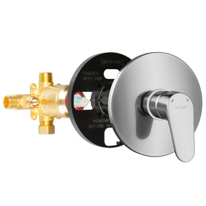 PULSE ShowerSpas Tru-Temp Pressure Balance 1/2" Rough-In Valve with Trim Kit 3001-RIV-PB - Vital Hydrotherapy