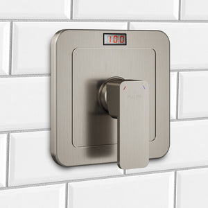 PULSE ShowerSpas LED Tru-Temp Pressure Balance 1/2" Rough-In Valve with Trim Kit 3004-RIV-PB - Vital Hydrotherapy