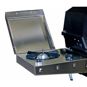 MHP 12000 BTU Natural Gas Stainless Steel Side Burner SBA3-N - Stainless Steel Construction - Vital Hydrotherapy