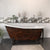 Cambridge Plumbing 67" X 30" Faux Copper Bronze Finish on Exterior Cast Iron Clawfoot Bathtub (Hand Painted Faux Copper Bronze Finish) with Oil Rubbed Bronze Feet and No Faucet Drillings ST67-NH-ORB-CB - Vital Hydrotherapy