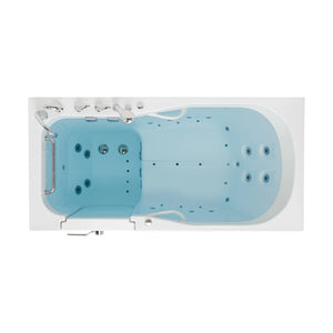 Ella's Bubbles ShaK Model 36"x72" Acrylic Air and Hydro Massage w/ Independent Foot Massage Walk-In Bathtub TOA3672 - Vital Hydrotherapy