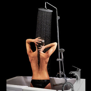 Ella's Bubbles Fast Fill Faucet in Chrome with Shower Column 5PC-SC - Vital Hydrotherapy