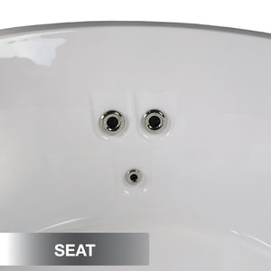 Canadian Spa Okanagan 4-Person 10-Jet Portable Hot Tub - Seat - Stainless steel hydrotherapy jets - Vital Hydrotherapy