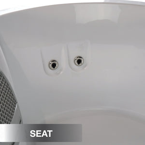 Canadian Spa Okanagan 4-Person 10-Jet Portable Hot Tub - Seat - Stainless steel hydrotherapy jets - Vital Hydrotherapy