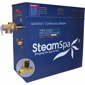 SteamSpa QuickStart Acu-Steam Bath Generator with Built-in auto drain - Vital Hydrotherapy