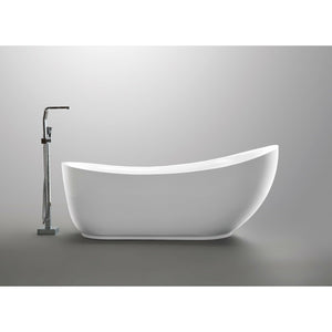 Anzzi Talyah Series 5.92 ft. Freestanding Soaking Bathtub in Acrylic High Gloss White FT-AZ090 - Vital Hydrotherapy