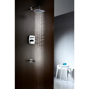 Anzzi Tempo Series 1-Handle 1-Spray Tub and Shower Faucet - Heavy Rain Showerhead Technology (Polished Chrome)- L-AZ026 - Lifestyle - Vital Hydrotherapy