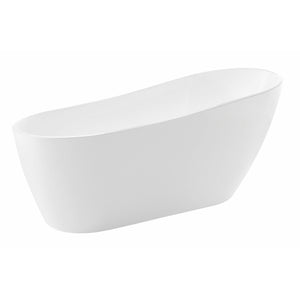 Anzzi Trend Series 5.58 ft. Freestanding Bathtub in Marine Grade Acrylic High Gloss White FT-AZ093 - Vital Hydrotherapy