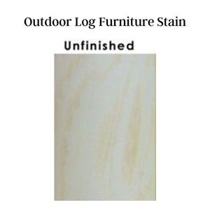 Unfinished Outdoor Log Furniture Stain - Vital Hydrotherapy