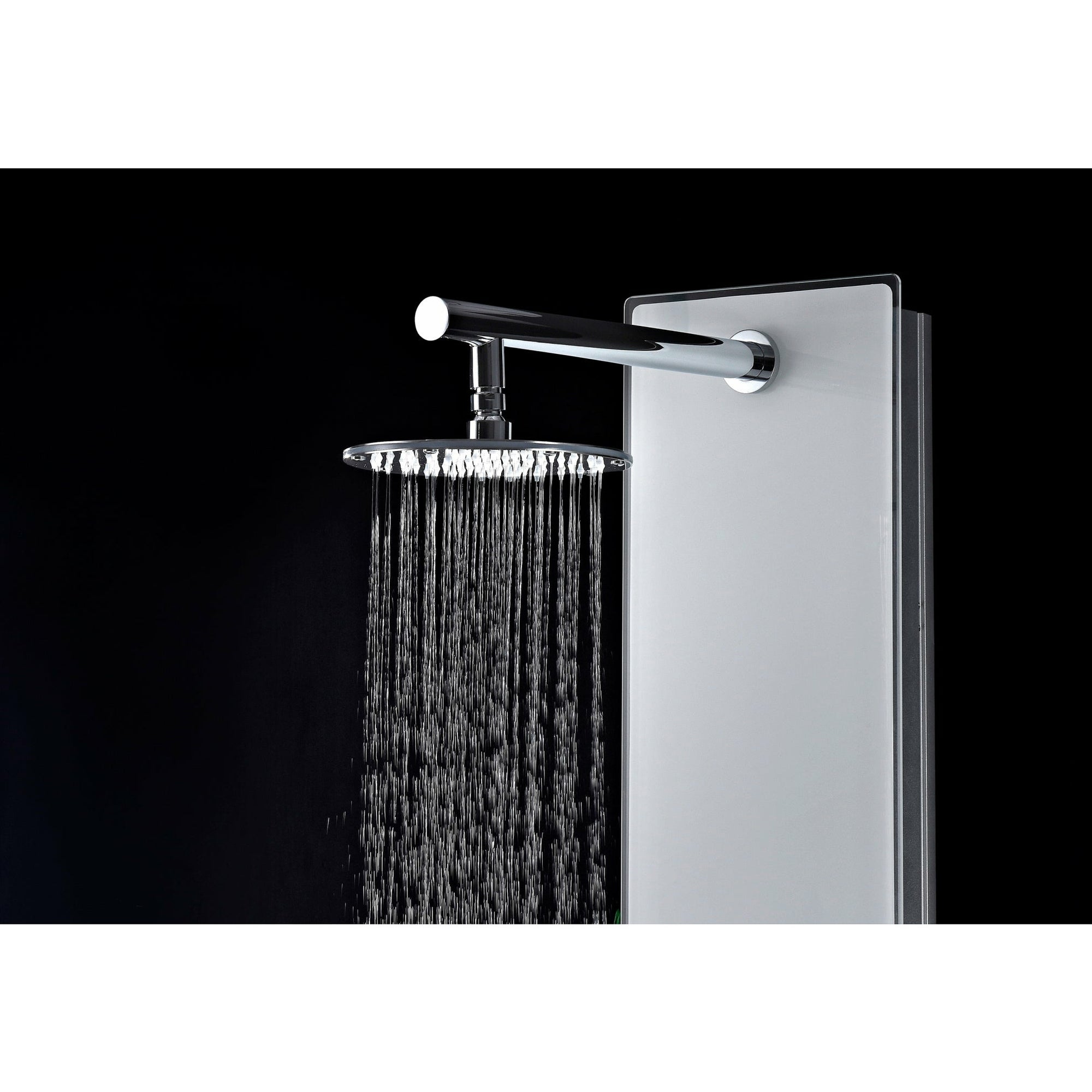 Anzzi Veld Series 64 Inch Full Body Shower Panel with Swiveling Crested Heavy Rain Shower Head, Two Shower Control Knobs, Four Acu-stream Vector Massage Body Jet Sets and Euro-grip Hand Sprayer SP-AZ048 - Vital Hydrotherapy