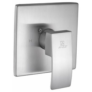 Anzzi Viace Series Wall Mounted Singular Lever Handle Control in Brushed Nickel SH-AZ041 - Vital Hydrotherapy