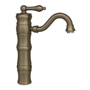 Whitehaus Vintage III Single Hole/Single Lever Elevated Lavatory Faucet with Traditional Spout WHSL3-9724 - Vital Hydrotherapy