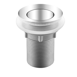 Whitehaus Solid Stainless Steel Pop-up Drain with Overflow WHSP10153-000 - Vital Hydrotherapy