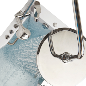 Ella's Bubbles Fast Fill Faucet in Chrome with Shower Column 5PC-SC - Vital Hydrotherapy