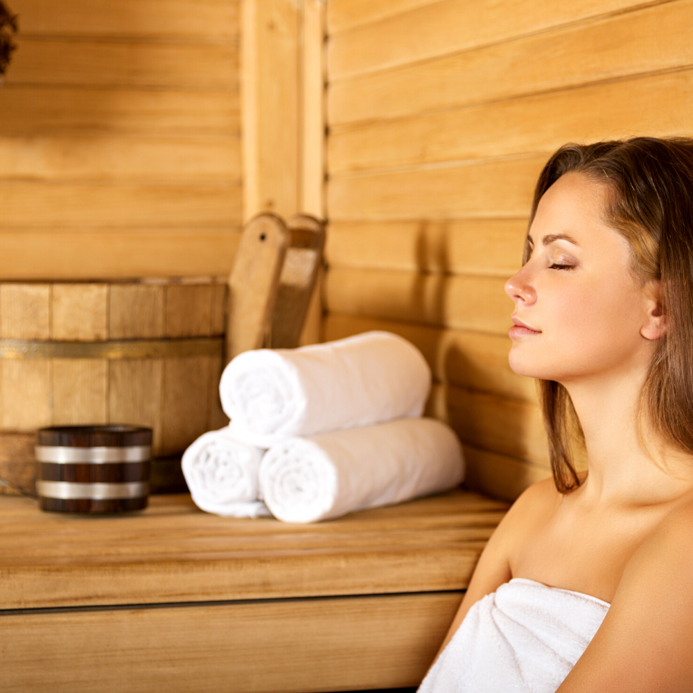 Towels in Infrared Sauna  JACUZZI Saunas - Clearlight Infrared