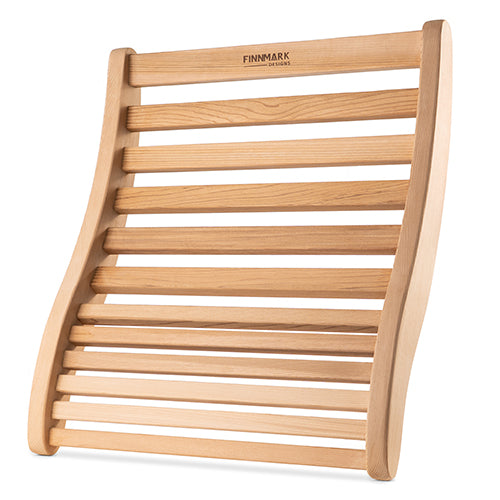 Finnmark Curve Canadian Red Cedar Ergonomic S-Shape Sauna Backrest