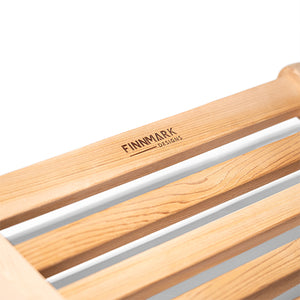 Finnmark Curve Canadian Red Cedar Ergonomic S-Shape Sauna Backrest