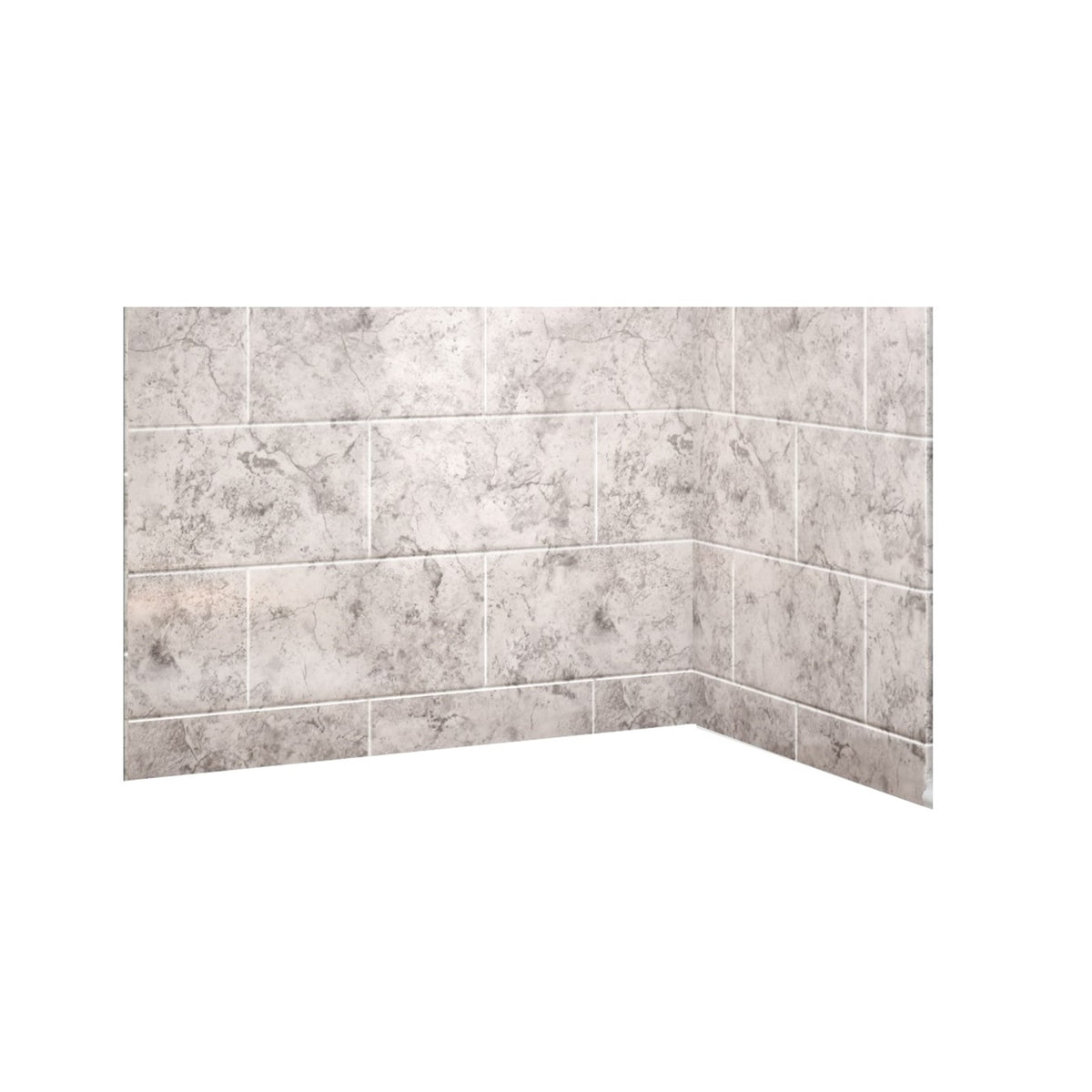 Avora Bath 11x20 Tile LimeStone Acrylic Alcove Shower Walls 60"W x 36"D x 96"H AV60361120TSSWS