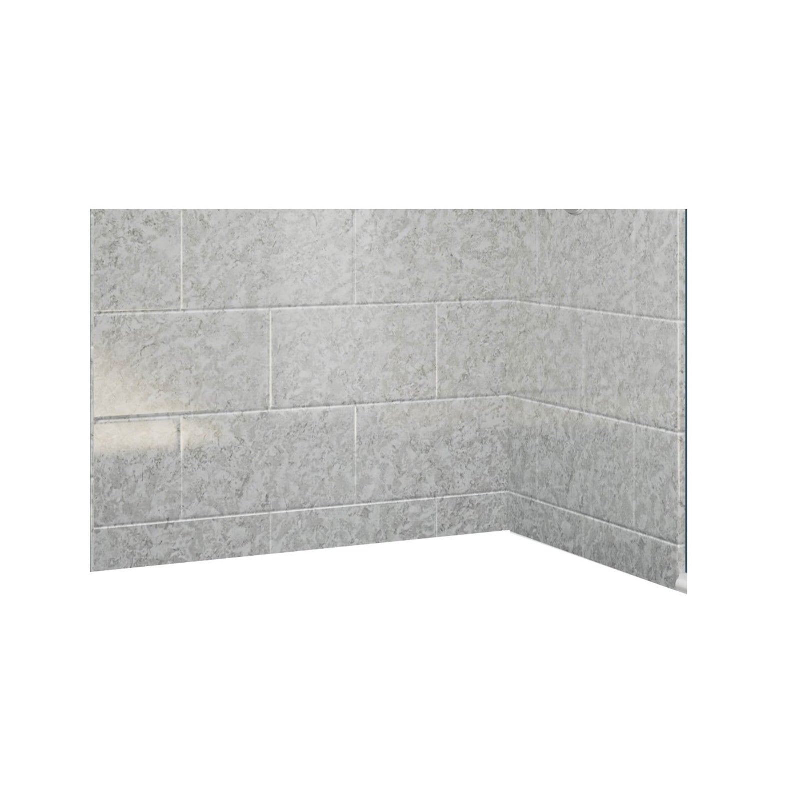 Avora Bath 11x20 Tile SilverStone Acrylic Alcove Shower Walls 60"W x 36"D x 96"H AV60361120TRSWS