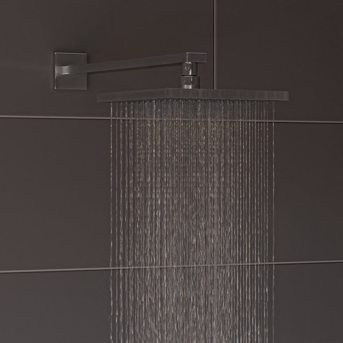 ALFI 2 Way Thermostatic Square Shower Set AB2830