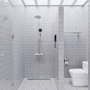 ALFI Round Style Thermostatic Exposed Shower Set AB2867