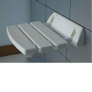 Amerec 13 ½” x 9 ¼” White Wall-Mount Fold down Relax Steam Shower Seat