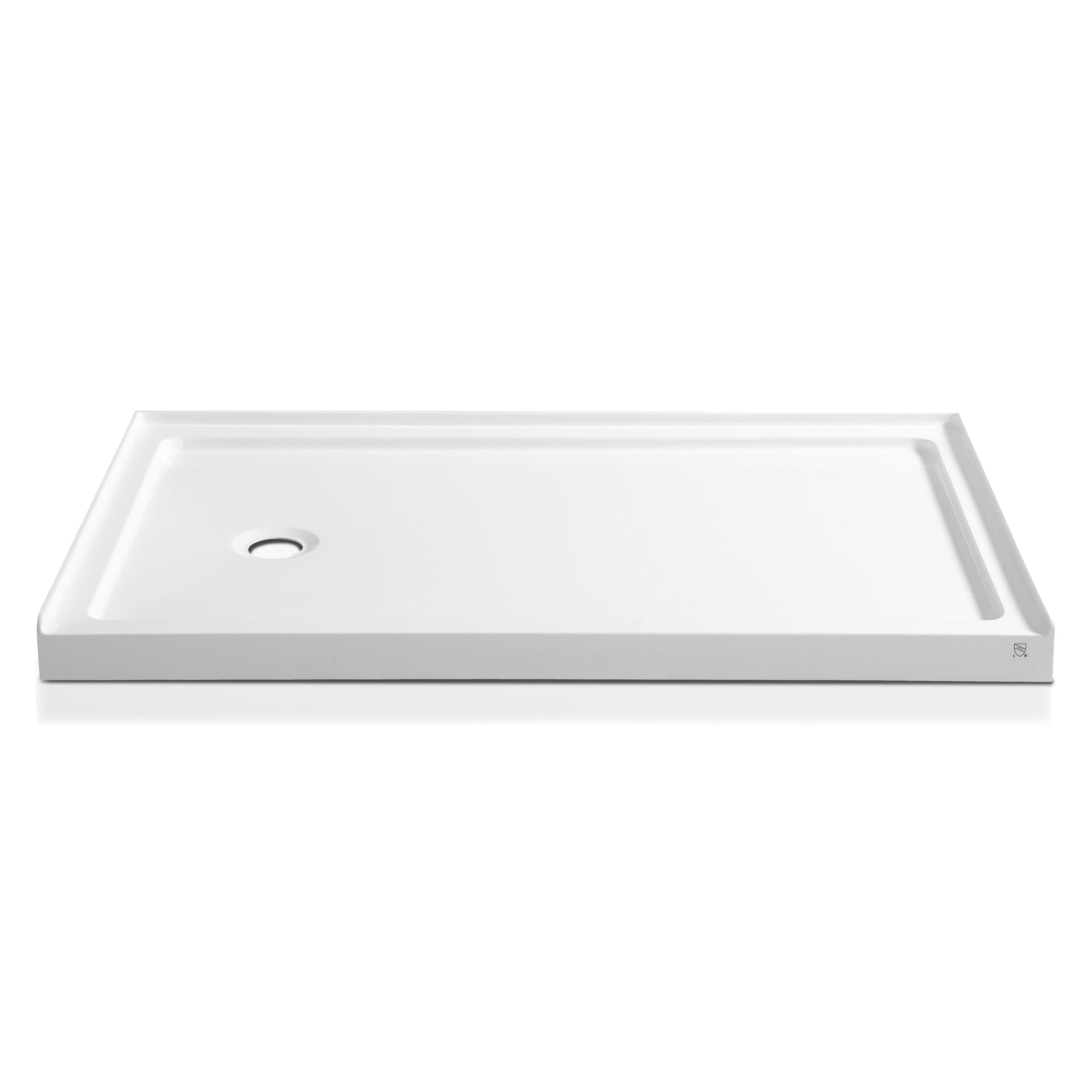 Anzzi Colossi Series 60 in. x 36 in. Shower Base in White SB-AZ007WL