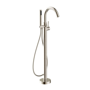 Anzzi Coral Series 2-Handle Freestanding Claw Foot Tub Faucet with Hand Shower FS-AZ0047
