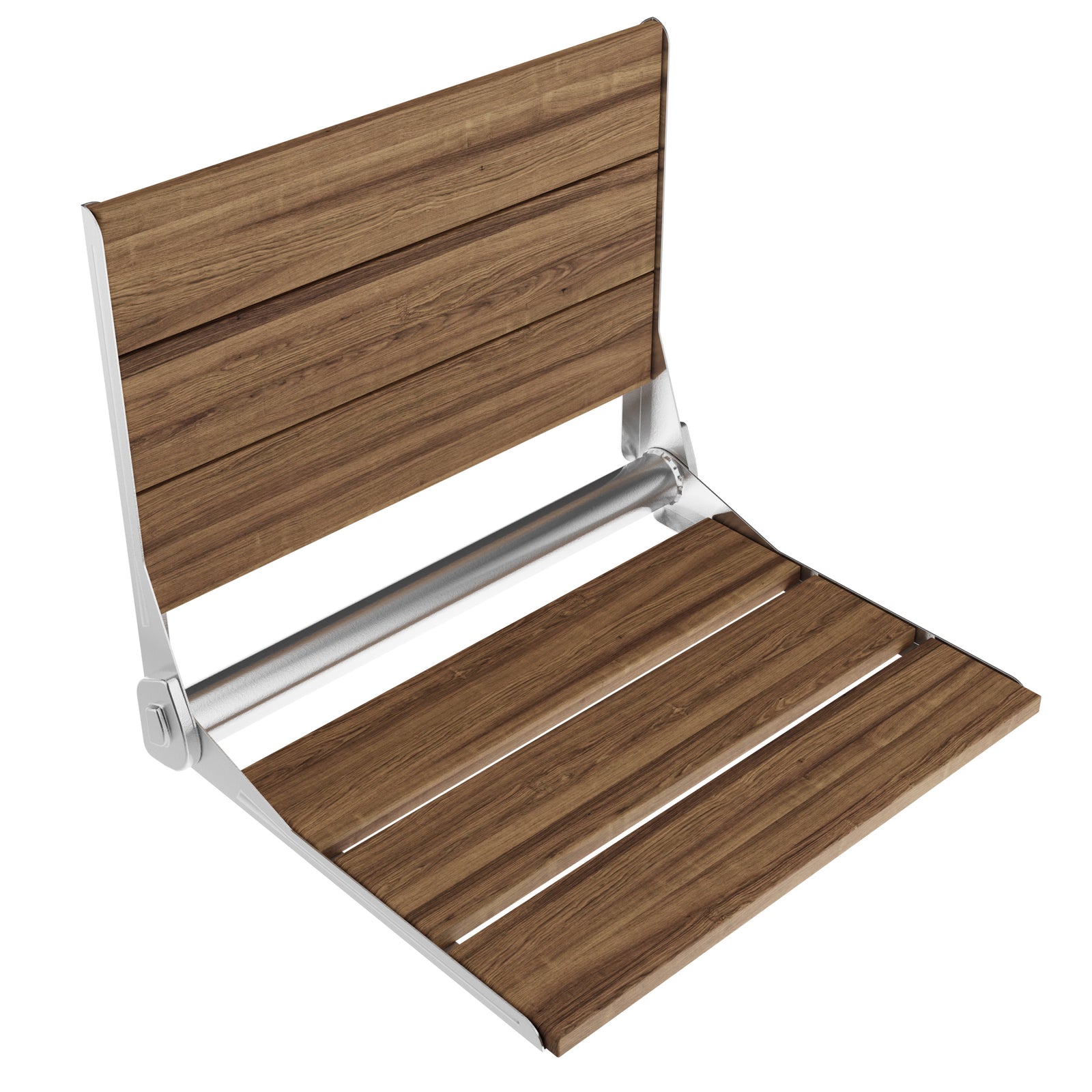 Anzzi Isle 16.7'' Teak Wall Mounted Shower Seat AC-AZ8208