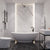 Anzzi Masoko 6.2 ft. Solid Surface Center Drain Freestanding Bathtub in Matte White FT-AZ8420