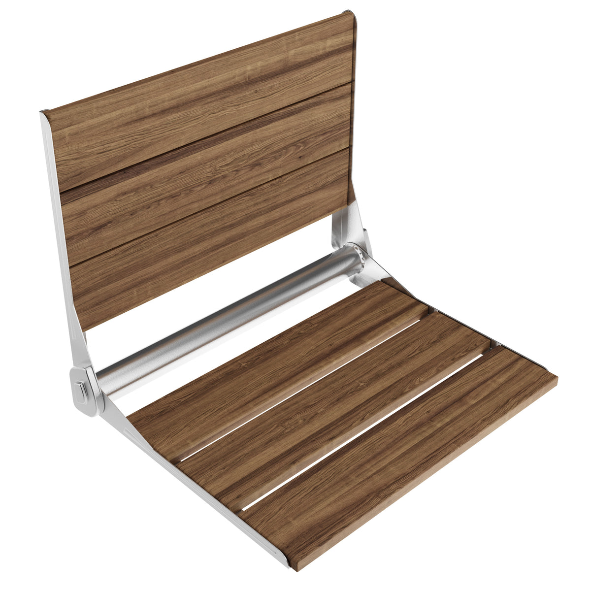 Anzzi Saxon 16.7'' Teak Wall Mounted Folding Shower Seat AC-AZ203