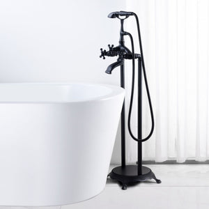Anzzi Tugela 3-Handle Claw Foot Tub Faucet with Hand Shower FS-AZ0052