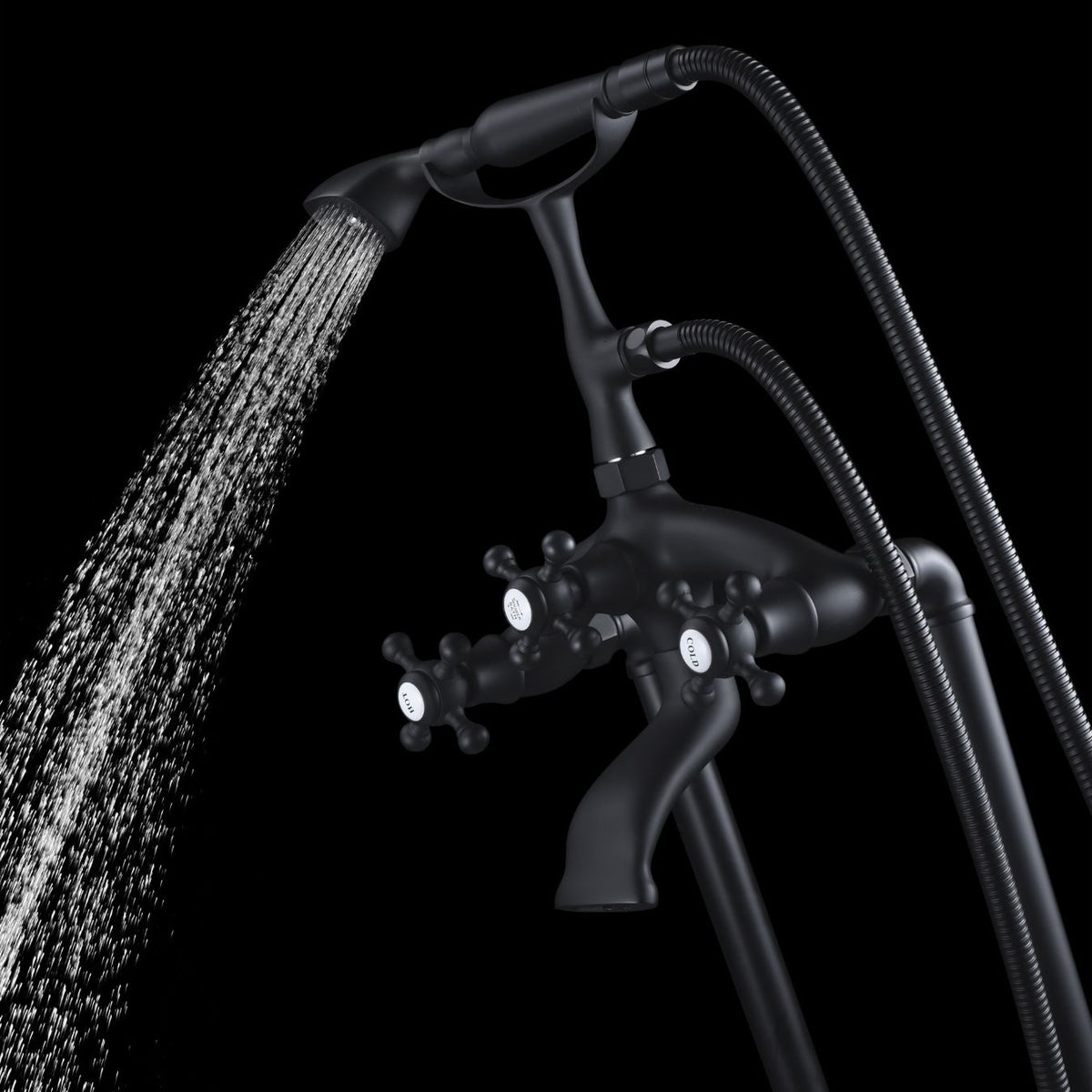 Anzzi Tugela 3-Handle Claw Foot Tub Faucet with Hand Shower FS-AZ0052