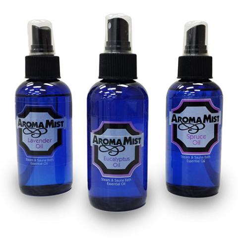 AromaMist 4oz Bottles AI503-SA Essential Oils 3-Pack - Eucalyptus, Lavender & Spruce 503103