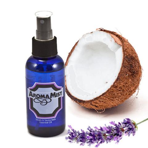 AromaMist Lavender Coconut 4 Lavender Coconut Aroma Bath Oil, 4-ounce Atomizing Spray