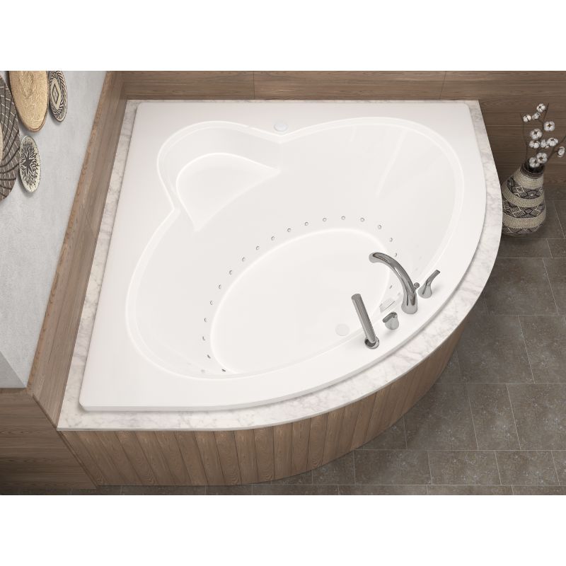 Atlantis Whirlpools Alexandria 60 x 60 Corner Bathtub 6060A