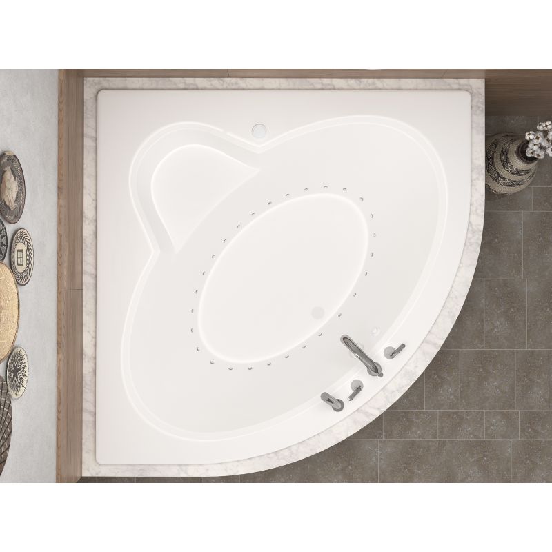 Atlantis Whirlpools Alexandria 60 x 60 Corner Bathtub 6060A