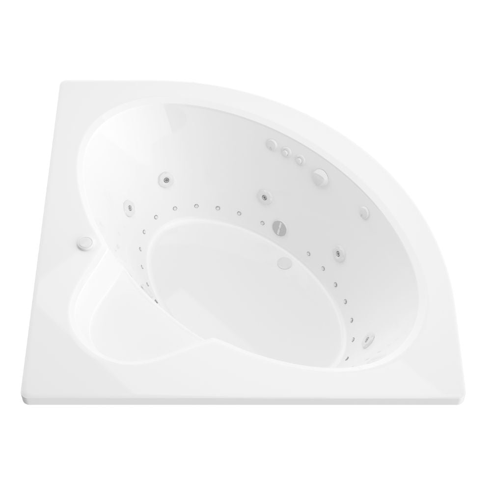 Atlantis Whirlpools Alexandria 60 x 60 Corner Bathtub 6060A