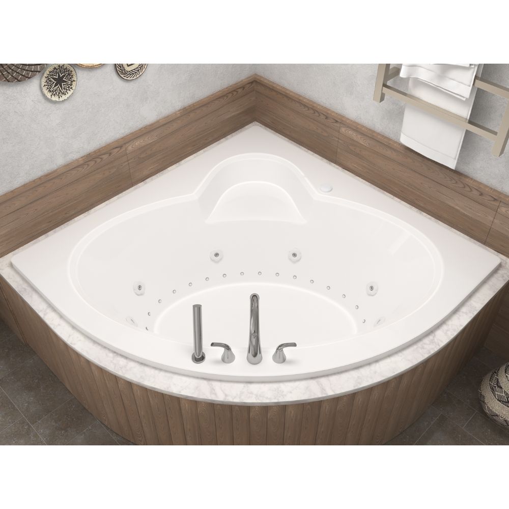 Atlantis Whirlpools Alexandria 60 x 60 Corner Bathtub 6060A