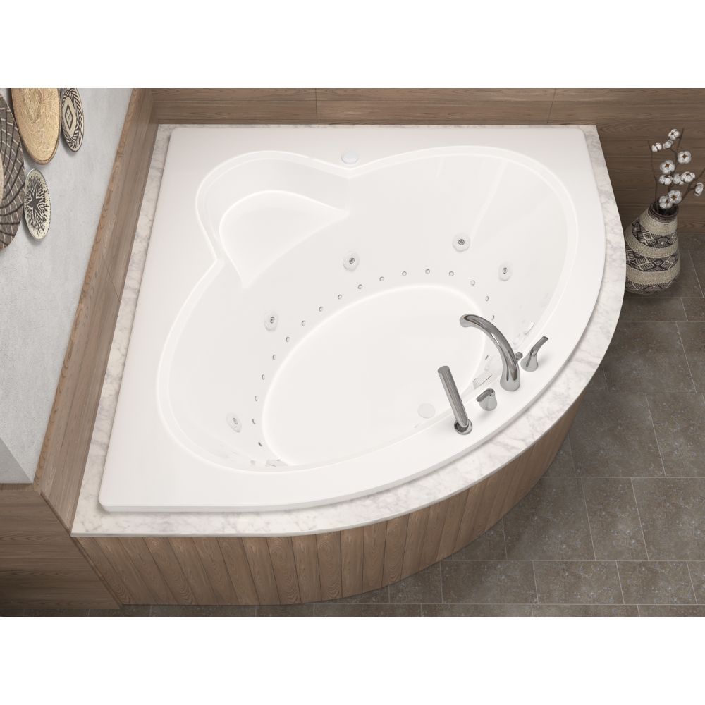 Atlantis Whirlpools Alexandria 60 x 60 Corner Bathtub 6060A
