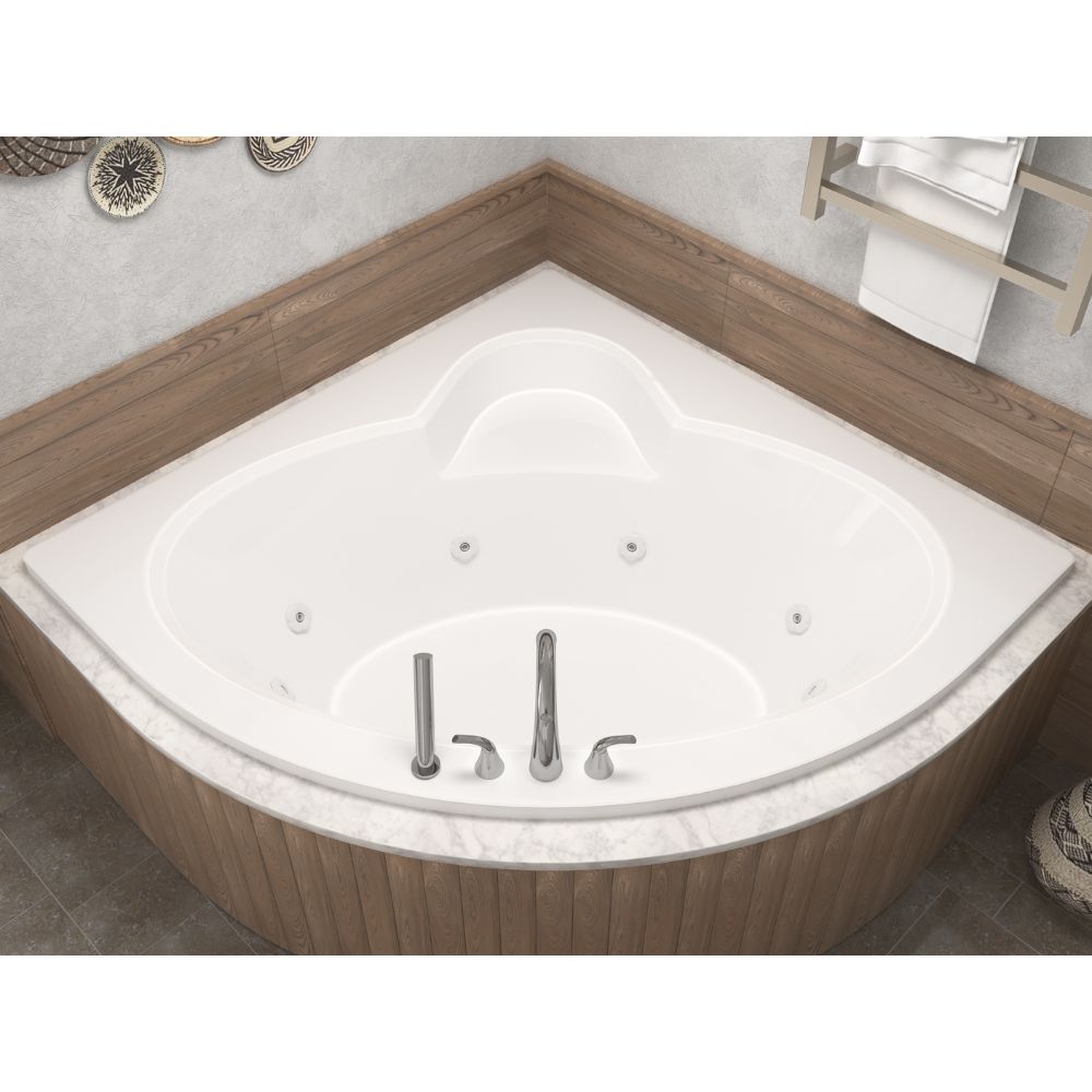 Atlantis Whirlpools Alexandria 60 x 60 Corner Bathtub 6060A