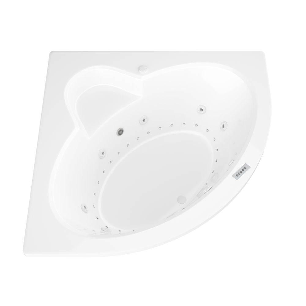 Atlantis Whirlpools Alexandria 60 x 60 Corner Bathtub 6060A