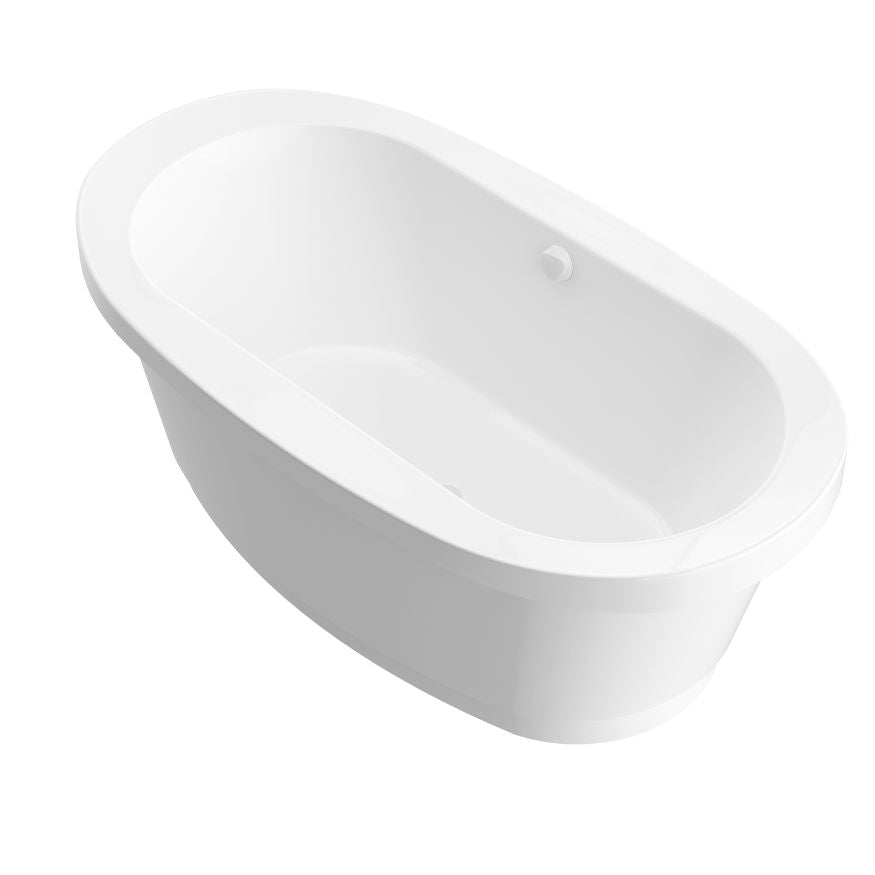 Atlantis Whirlpools Allure 36 x 66 Freestanding Soaking Tub with Center Drain 3666AS