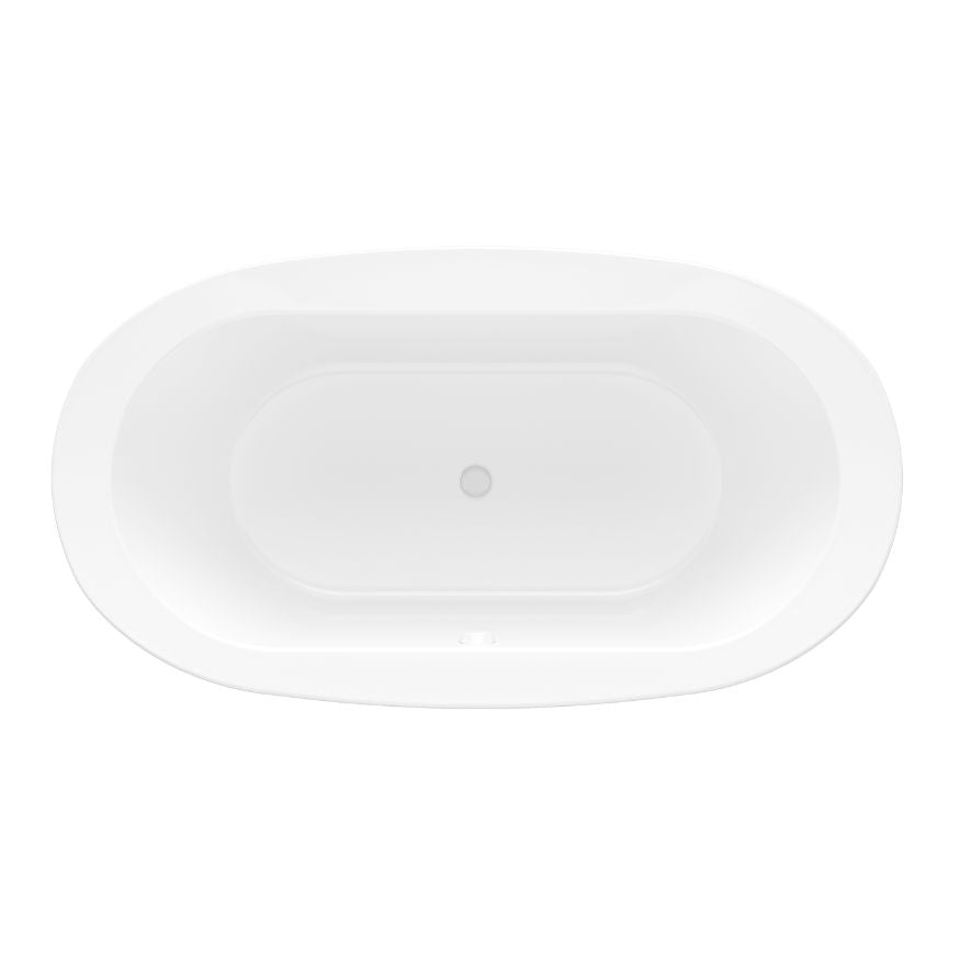 Atlantis Whirlpools Allure 36 x 66 Freestanding Soaking Tub with Center Drain 3666AS