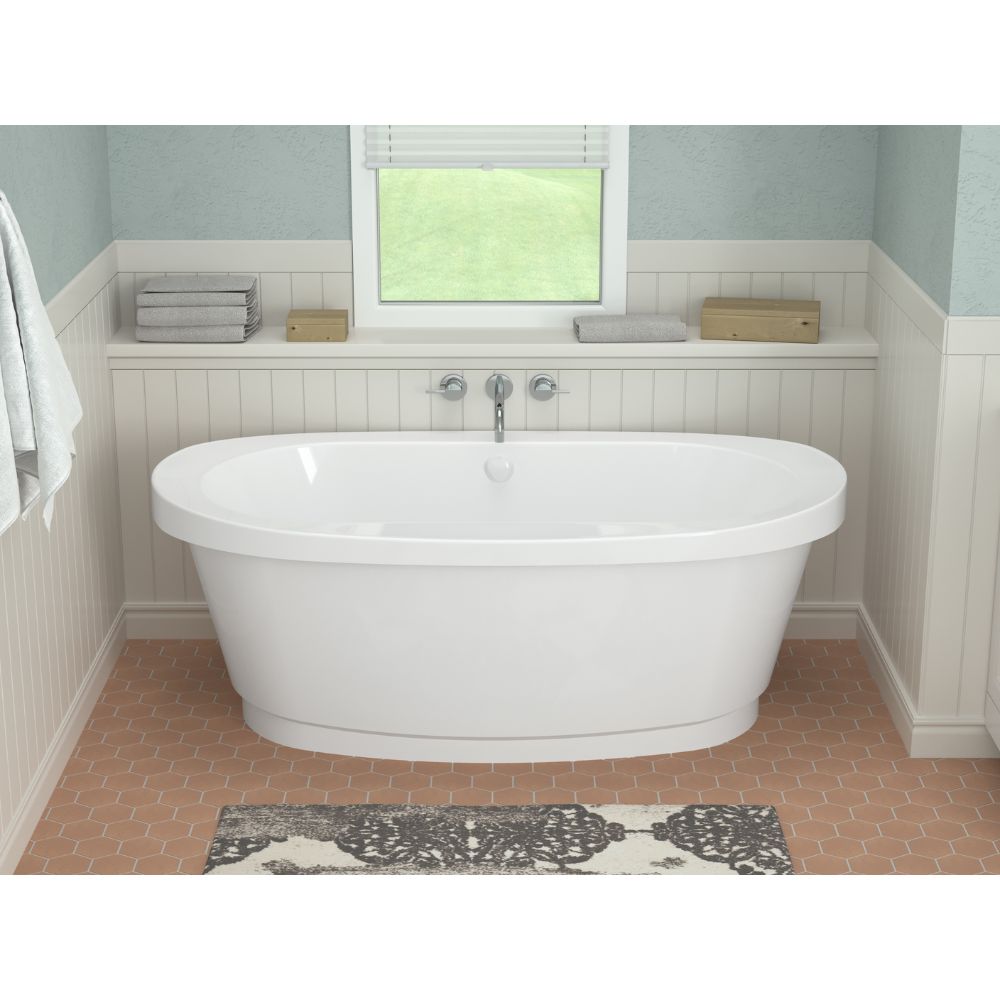 Atlantis Whirlpools Allure 36 x 66 Freestanding Soaking Tub with Center Drain 3666AS