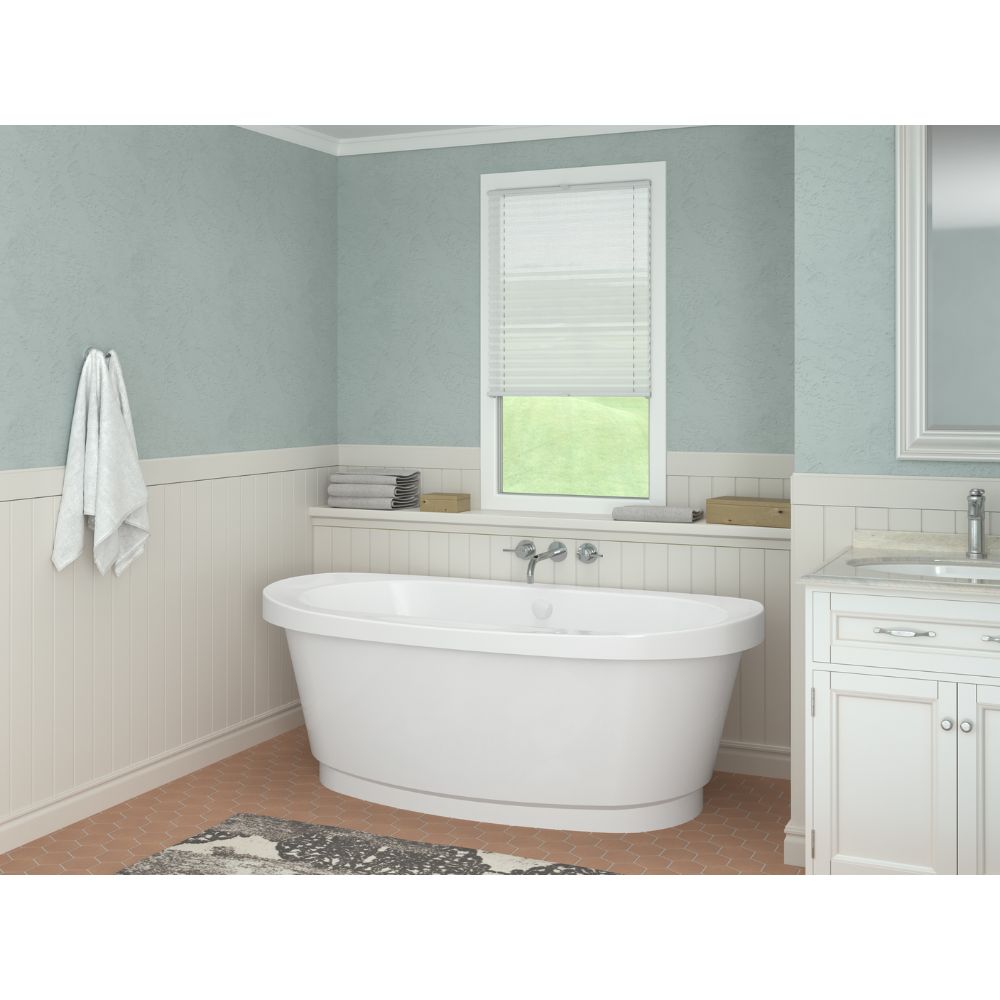Atlantis Whirlpools Allure 36 x 66 Freestanding Soaking Tub with Center Drain 3666AS