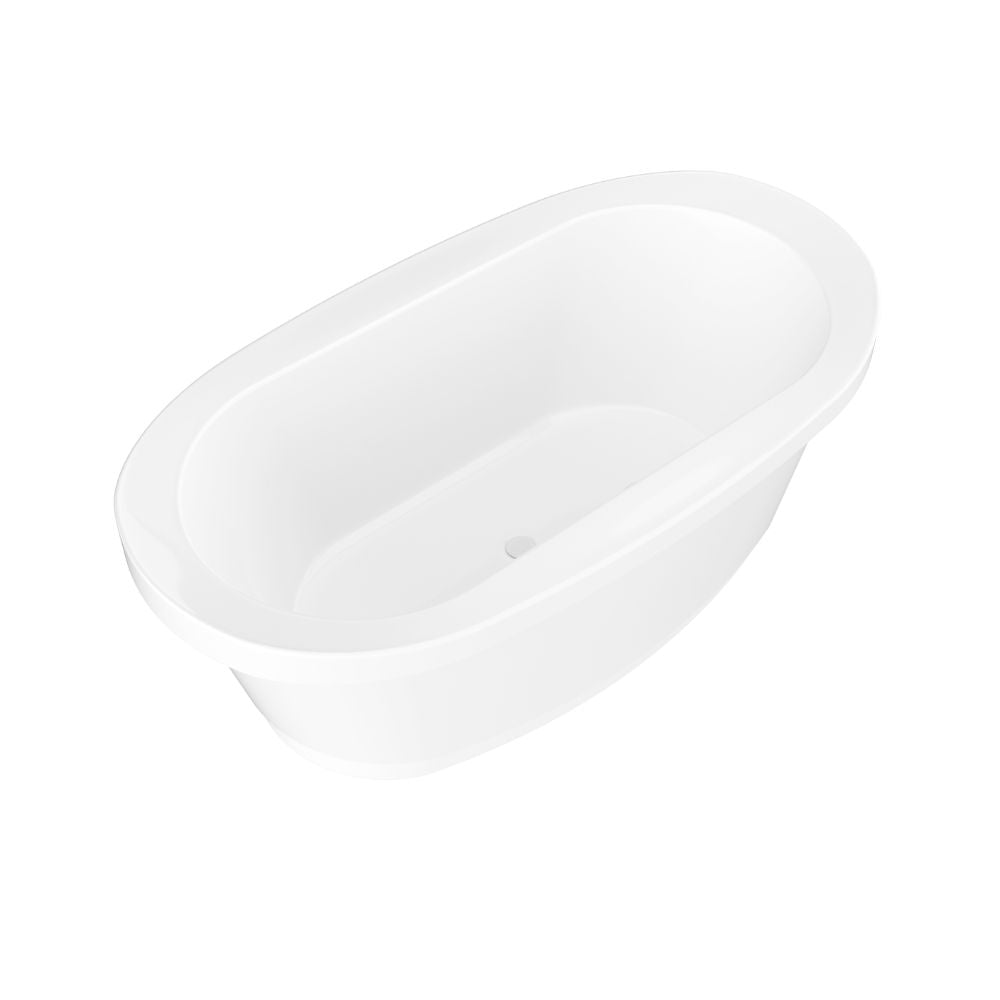 Atlantis Whirlpools Allure 36 x 66 Freestanding Soaking Tub with Center Drain 3666AS
